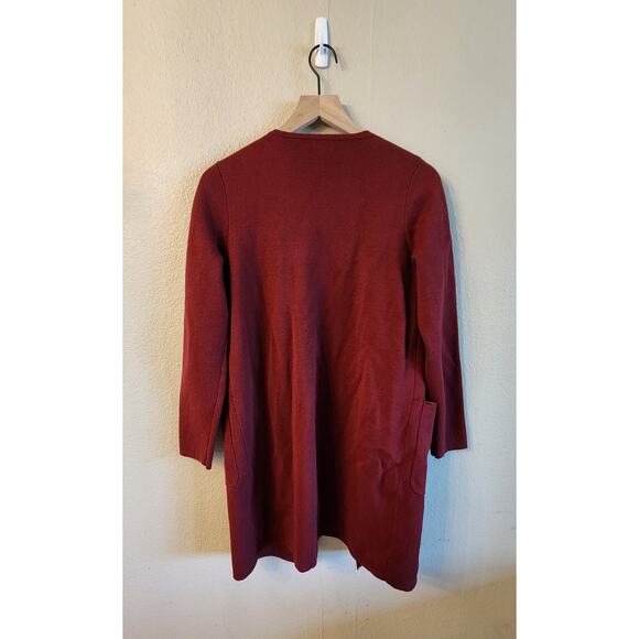 J. Crew 365 Open Front Cardigan Merino Wool Blend Sweater SZ S Women's - Picture 3 of 9